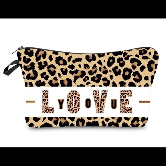 LOVE YOU COSMETIC BAG - Picture 1 of 8